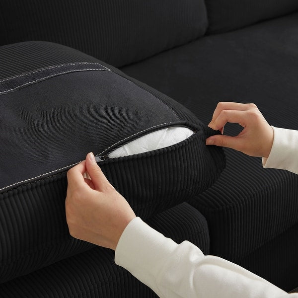 Stylish sectional sofa for apartment living room
