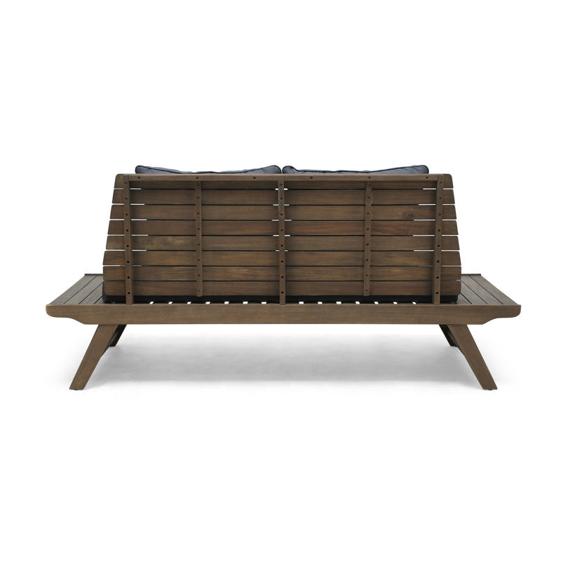 Luxury teak wood indoor sofa by Sky Rise Decor