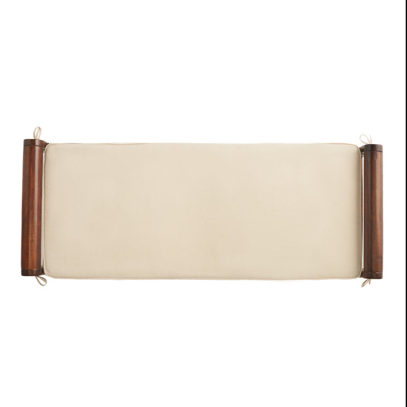 Luxury teak wooden accent bench