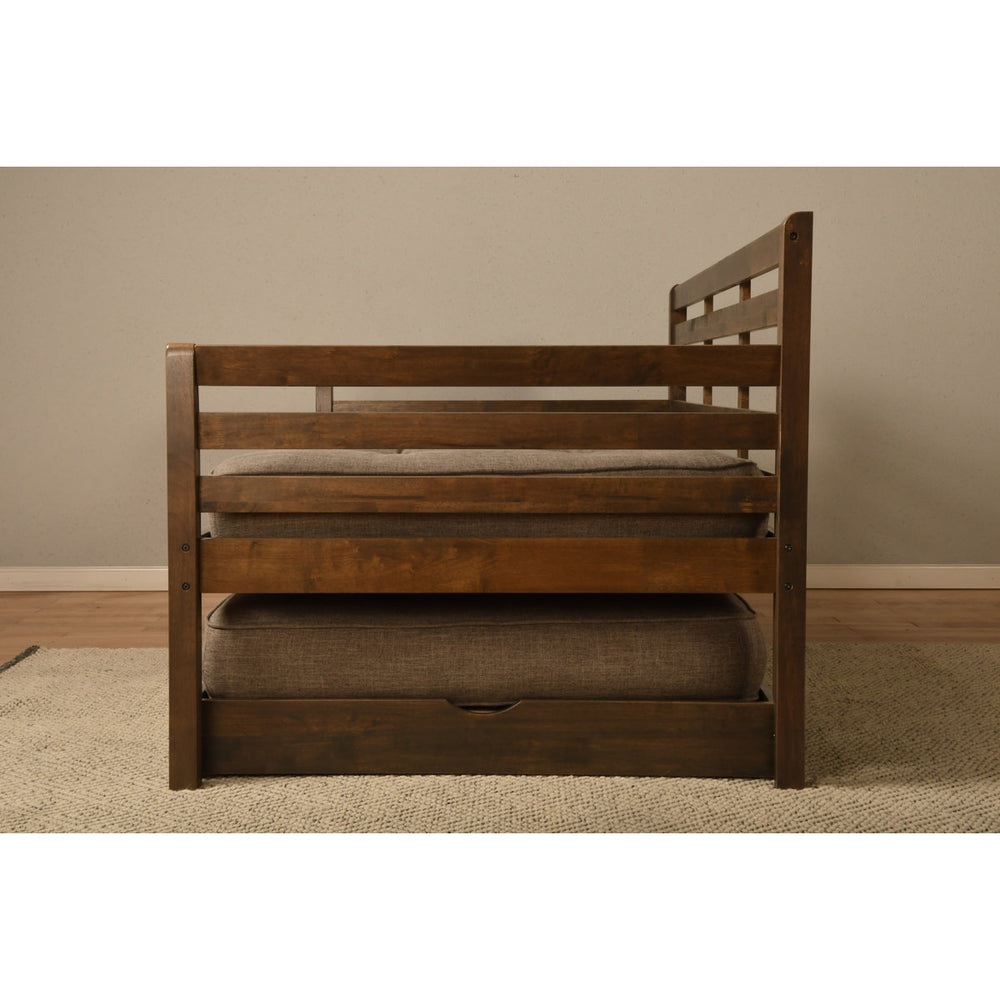 Elegant teak wood lounge bed furniture
