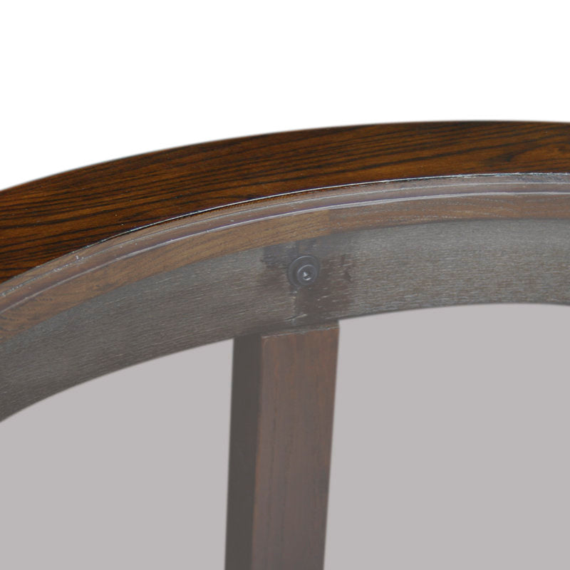 Luxury round teak wood coffee table