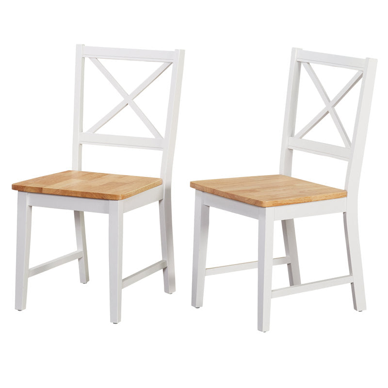Oval drop leaf dining table with cross back chairs