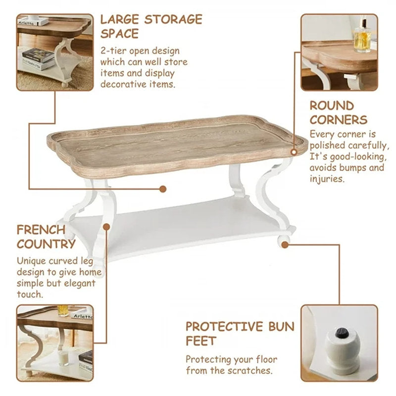 Luxury teak wood center table