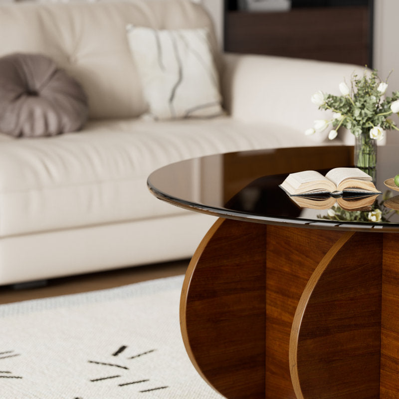 Handmade teak wood living room center table