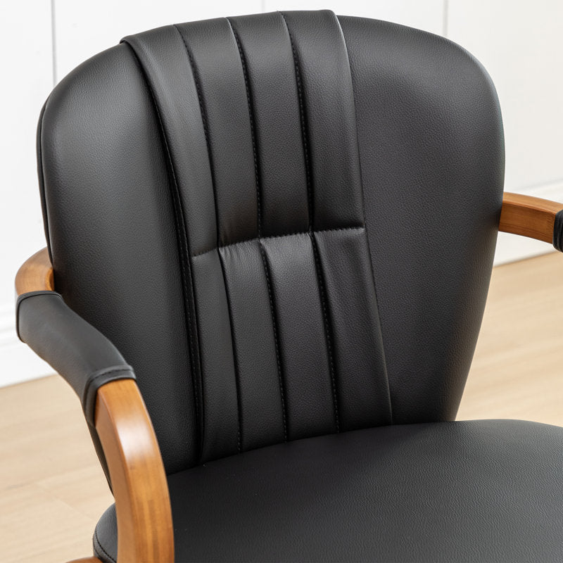 Contemporary teak wood dining chair set