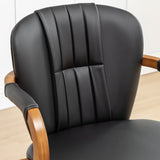 Contemporary teak wood dining chair set
