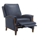 Comfortable high-back teak wood armchairs for living room