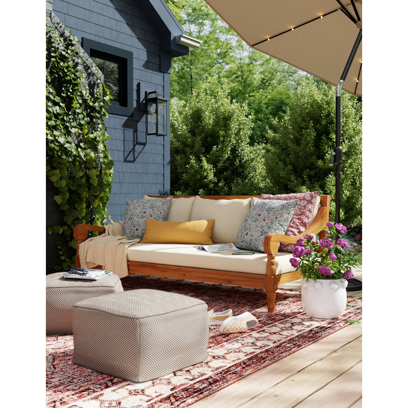 Garden teak wood lounge furniture