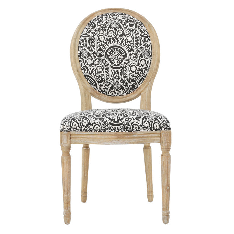 Handcrafted teak wood dining set with cushioned seating