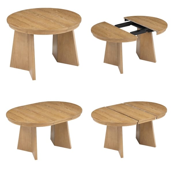 Wooden dining table for modern interiors