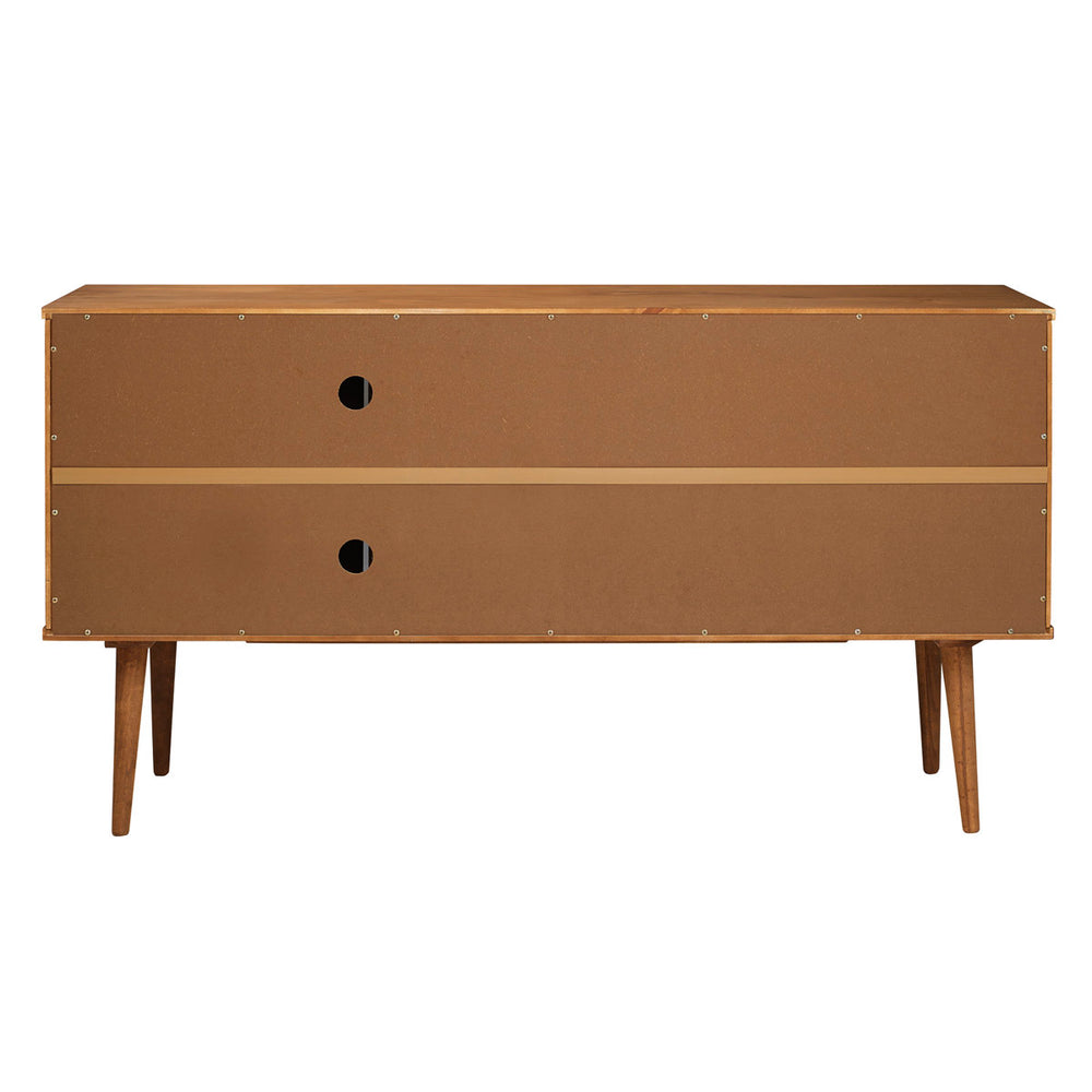 Premium teak wood carved sideboard cabinet