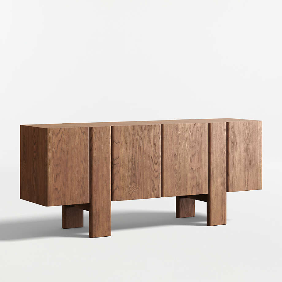 Premium teak wood console cabinet for modern interiors