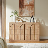 Luxury teak wood sideboard for living room