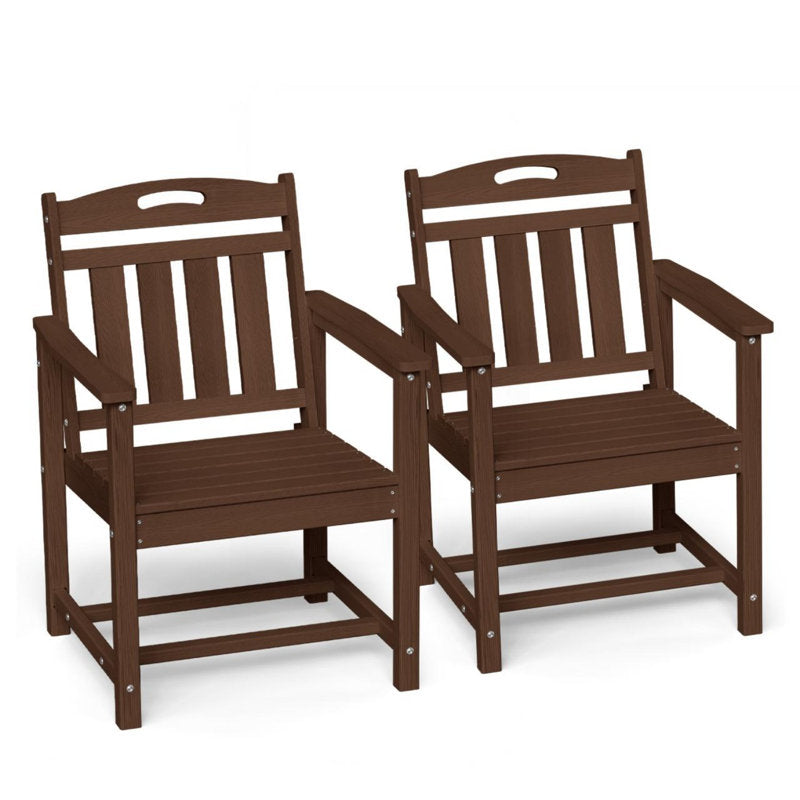 Weather resistant teak wood chair