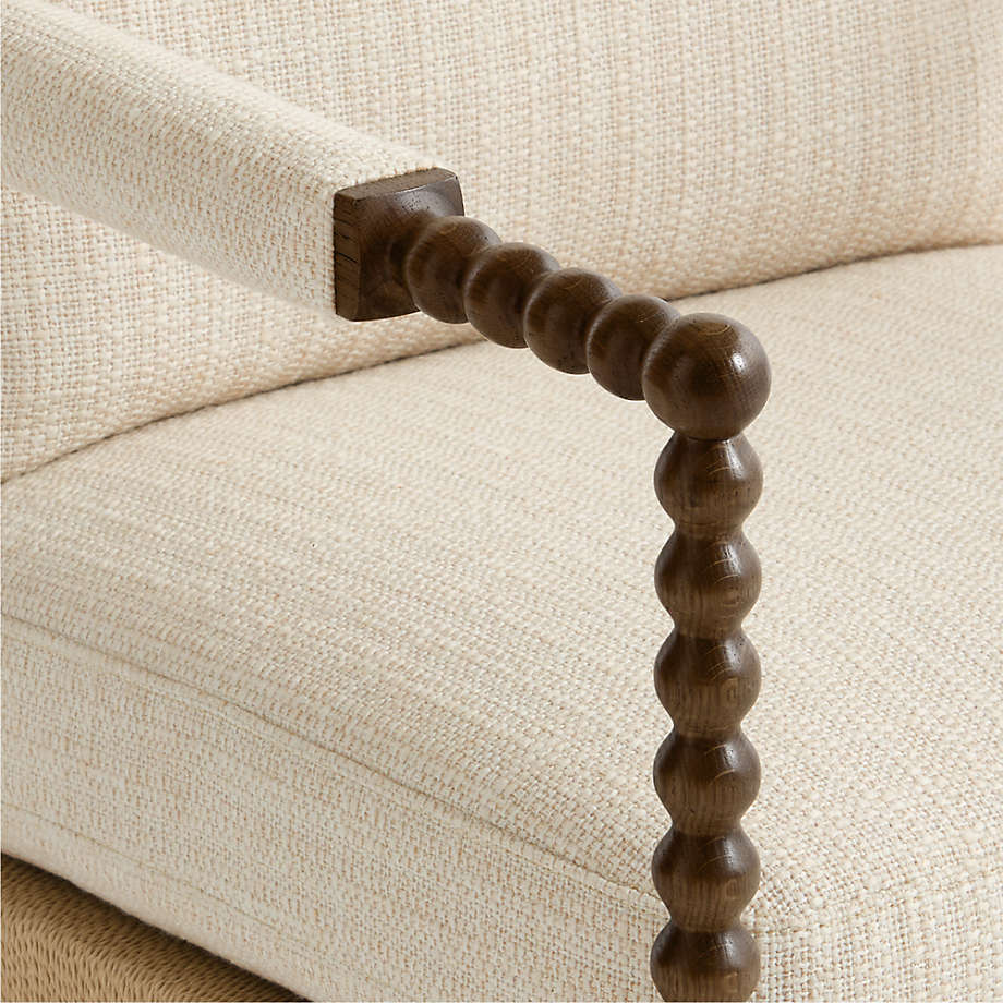 Premium living room accent chair in teak wood