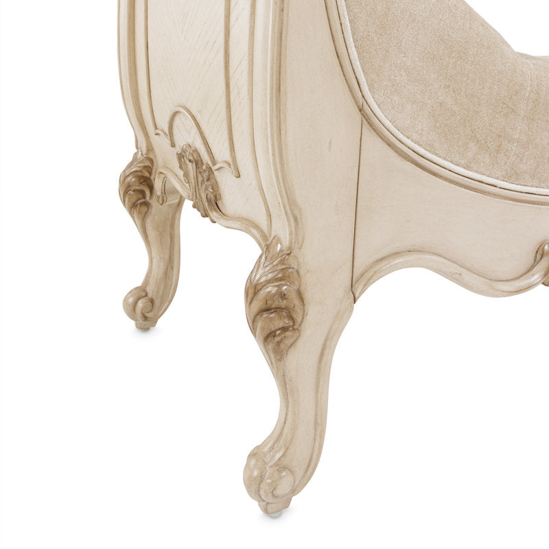 Hand-Carved Teak Wood Lounge Chair