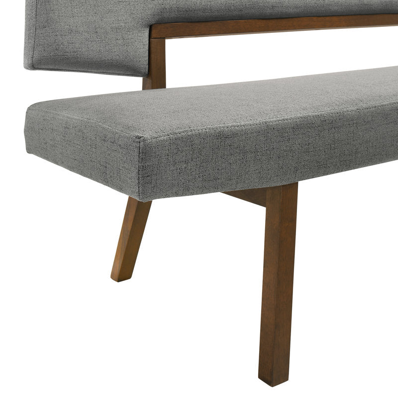Handcrafted teak wood modern seating bench