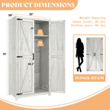 Solid wood bedroom wardrobe cabinet