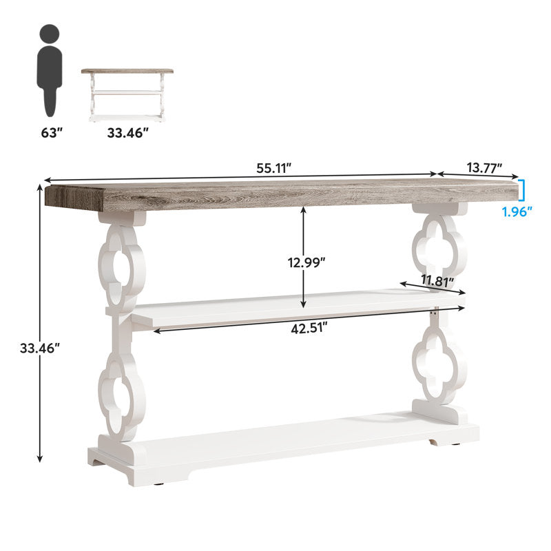 Handcrafted teak wood hallway furniture