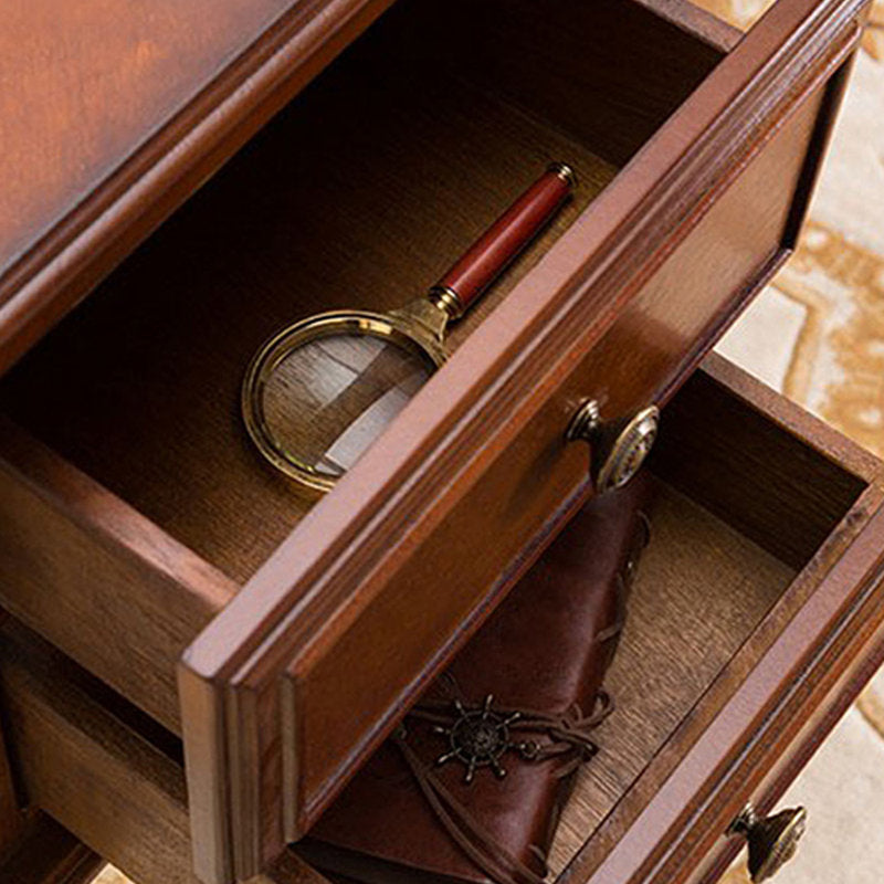 Luxury teak wood workstation for home office setup