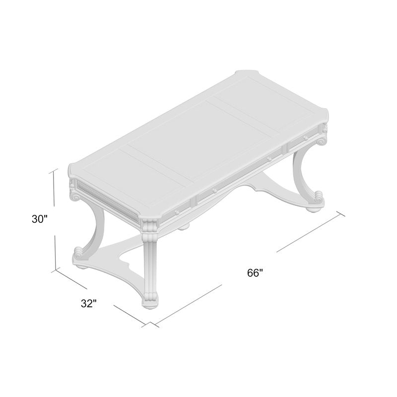 Premium teak wood computer desk for office and study room