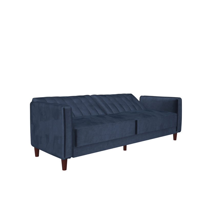 Designer sofa with premium velvet upholstery