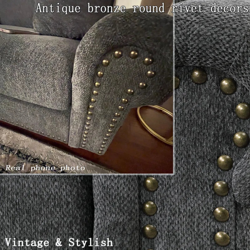 modern grey sofa set with chaise