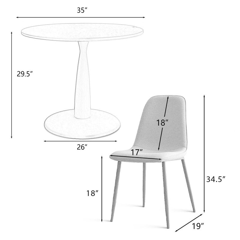 Premium teak wood dining set with fabric chairs