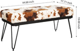 Modern dining room furniture with rustic wood table
