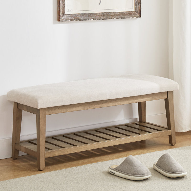 Sky Rise Decor teak wood storage bench
