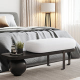 Handcrafted teak wood designer bench sofa