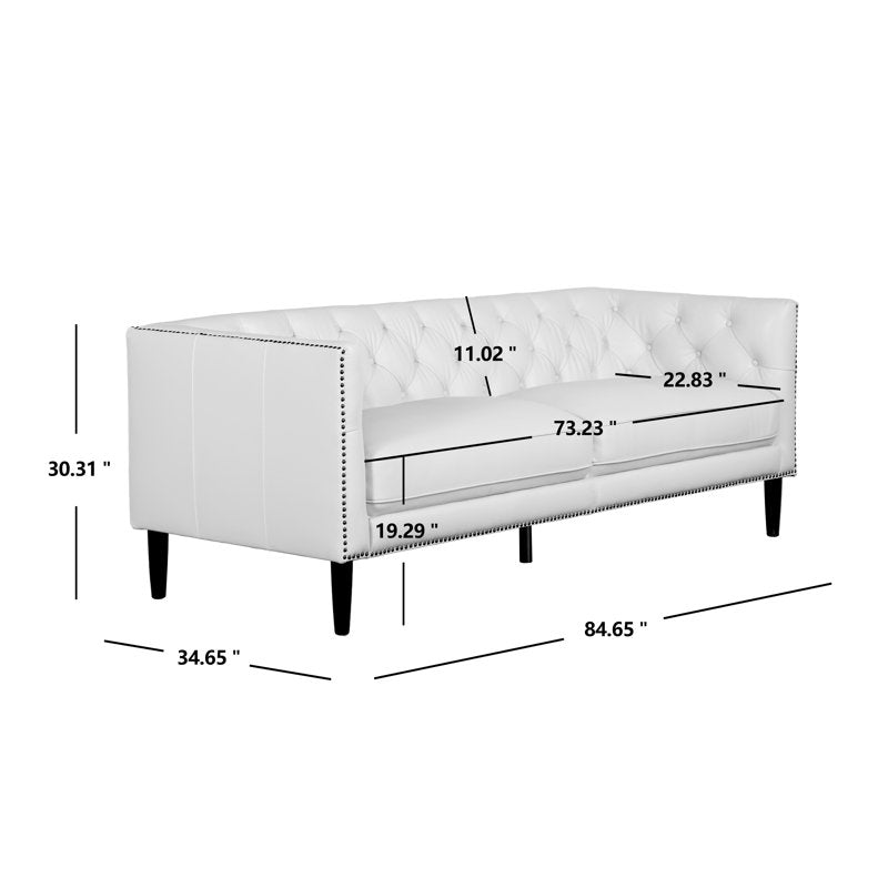 Premium upholstered teak wood couch