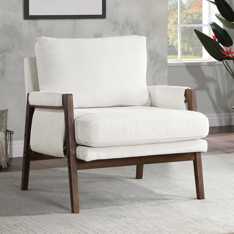 Sky Rise Decor teak wood lounge armchair
