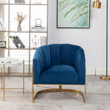 blue sofa set with armchairs modern design