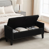 Contemporary bedroom storage bench by Sky Rise Decor