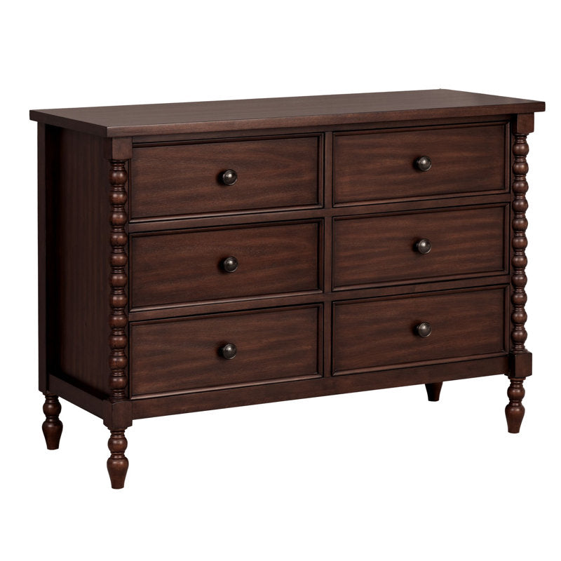 Teak wood drawer cabinet for home