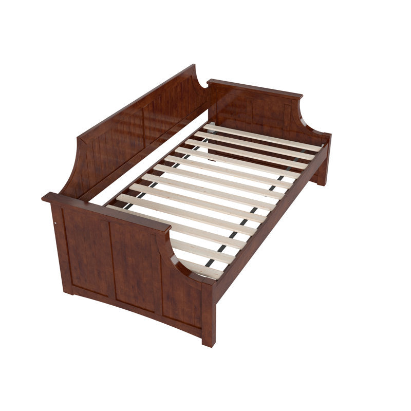 Luxury teak wood guest bed