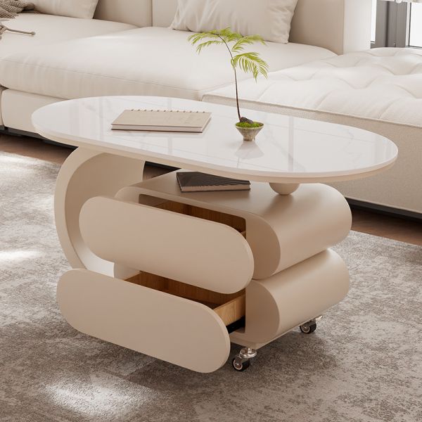 Luxury coffee table with hidden storage