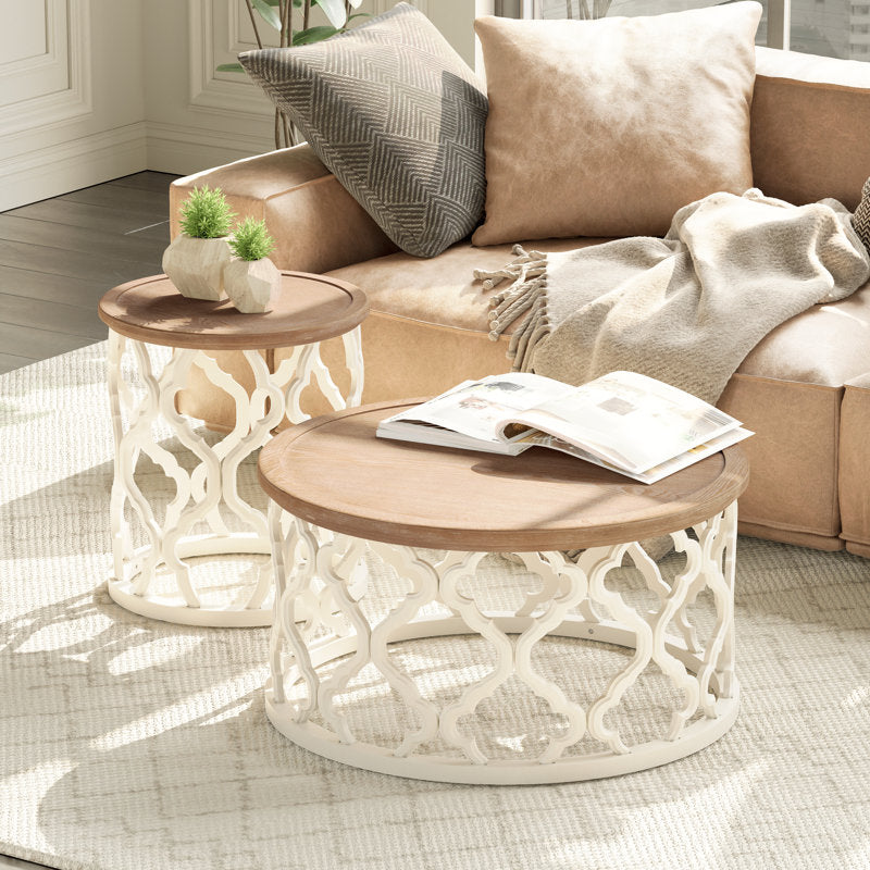 Elegant living room coffee table