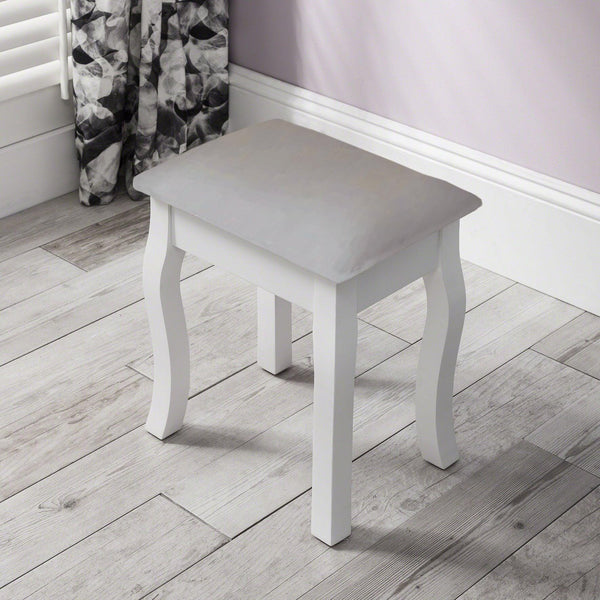 stylish dressing table set with stool