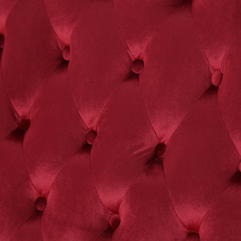 Designer wingback velvet sofa for luxury home decor