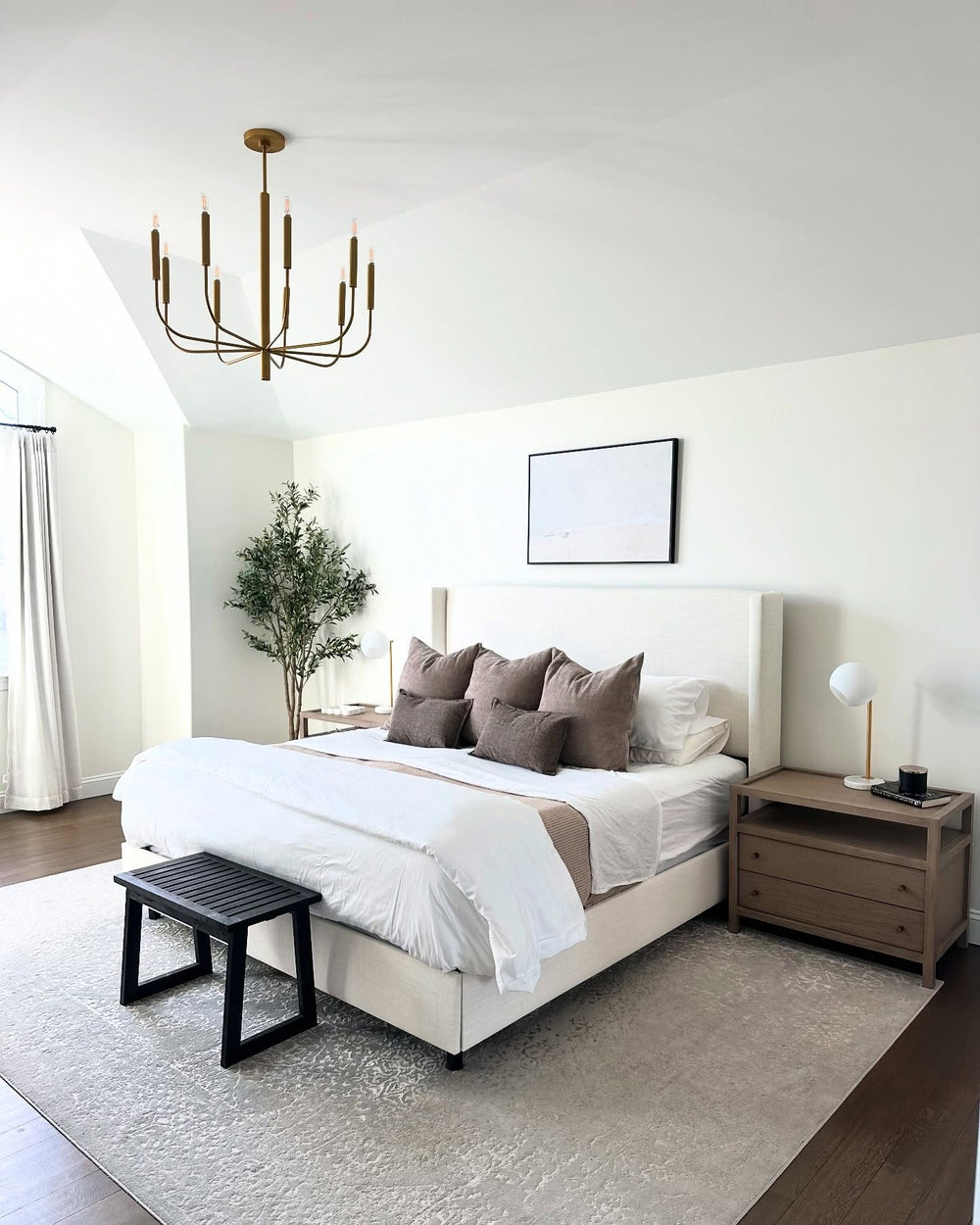 Elegant wooden nightstand for modern bedrooms