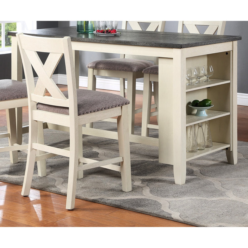 Stylish teak wood dining table by Sky Rise Decor