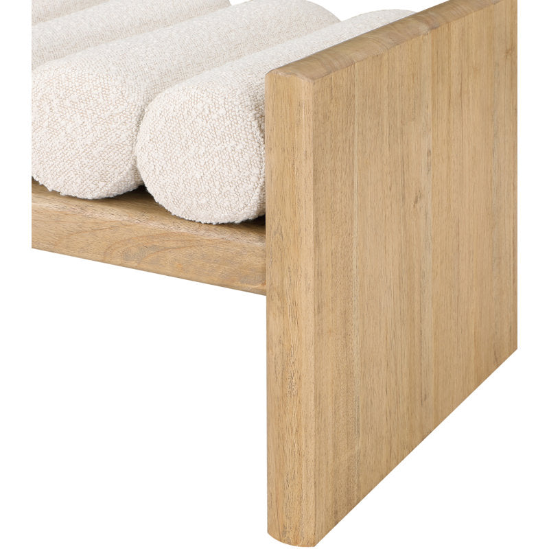 modern teak furniture bench indoor use