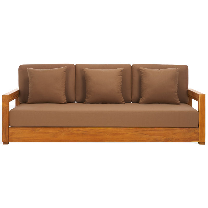 Elegant living room wooden sofa
