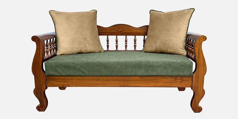 Elegant wooden loveseat sofa for home décor