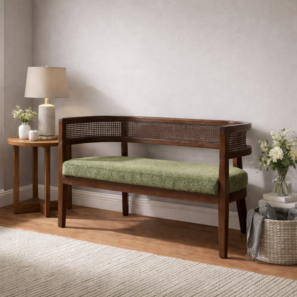 Living Room Accent Chair Bench 2 Seater
